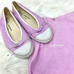 Longchamp tennis slip on shoes